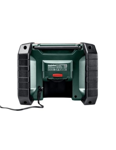 RADIO OBRAS A BATERÍA 12-18V, METABO 600777850 R 12-18 BT