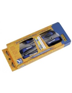 ALYCO 119057 Juego de 5 destornilladores boca plana