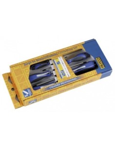 ALYCO 119058 Juego de 5 destornilladores boca phillips en caja cartón