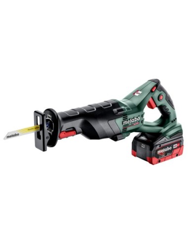 Sierra de sable + 2 baterías 18V 8.0 Ah + Cargador ASC 145 + maletín METABO SSE 18 LTX BL