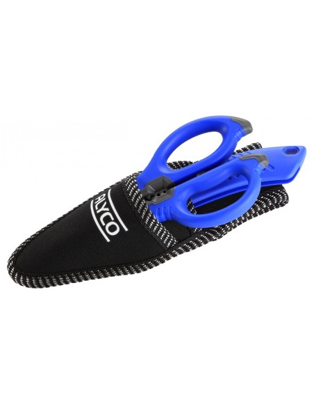 Alyco 108235 kit tijeras reforzadas y cuchillo para electricista
