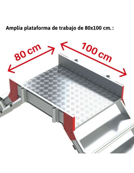 SP45 | Escalera puente con plataforma | Inclinación 45