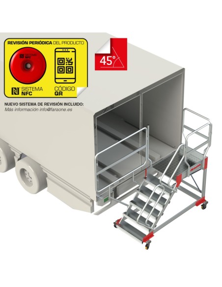 SY-CA | Escalera para tráiler o camiones frigoríficos