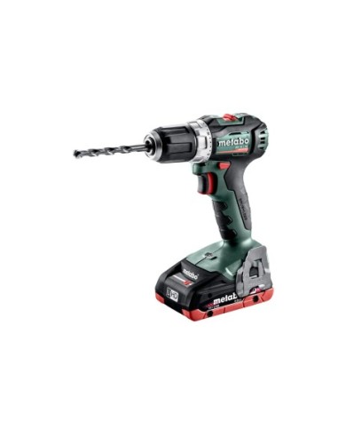 TALADRO ATORNILLADOR + 2 BATERIAS 18V + CARGADOR + MALETIN METABO 602326800 BS 18 L BL