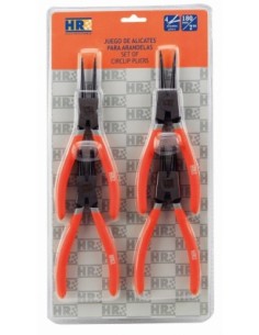 ALYCO 170582 Juego de 4 alicates para arandelas 180 mm