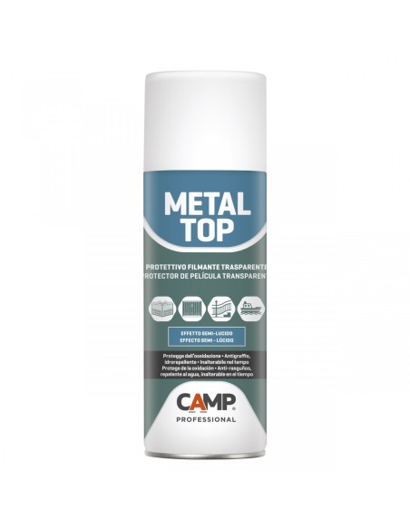 Protector transparente para metales a base de resinas METAL TOP