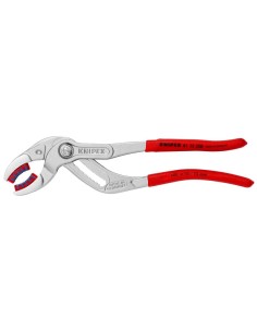 Tenaza para tuberías y racores recubiertos de plástico antideslizante cromado 250 mm KNIPEX 81 13 250