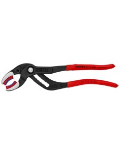 Tenaza para tuberías y racores recubiertos de plástico antideslizante negro atramentado 250 mm KNIPEX 81 11 250