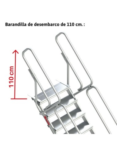 SG45 | Escalera para entreplantas y altillos| Inclinación 45