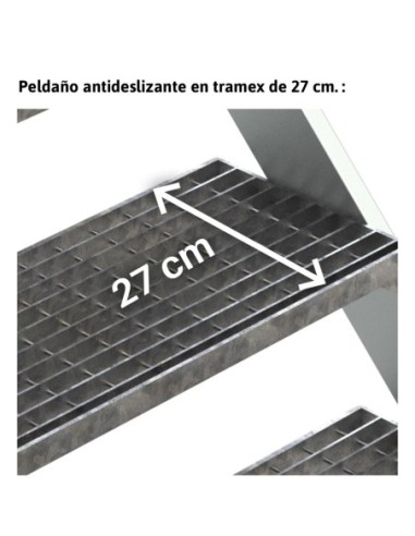 SG-T | Escalera para entreplantas y altillos | Tramex | Inclinación 45
