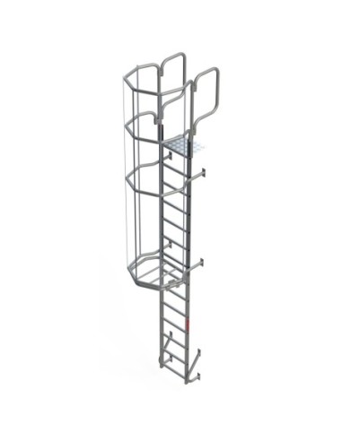SVS2 | Escalera vertical de seguridad con jaula de protección