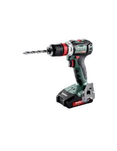 TALADRO ATORNILLADOR + 2 BATERIAS 18V + CARGADOR + MALETIN METABO 602327500 BS 18 L BL Q