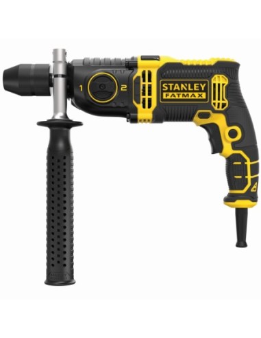 Taladro Percutor 1.100W, portabrocas metálico 13mm automático, 2 velocidades 0 - 1.100/3.200 rpm, 54.400 ipm