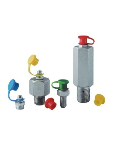 Tapones de plástico con abrazadera (caja de 100 uds/ color)