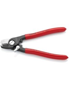 Tijeras cortacables recubiertos de plástico bruñido 165 mm KNIPEX 95 41 165 2