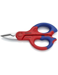 Tijeras para electricistas con fundas multicomponentes, reforzadas con fibras de vidrio 155 mm (cartulina autoservicio/blíster)