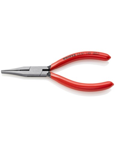 Alicate con bocas planas con filos de corte (alicate de precisión para mecánicos) recubiertos de plástico 140 mm KNIPEX 23 01 1