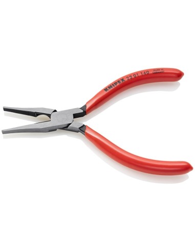 Alicate con bocas planas con filos de corte (alicate de precisión para mecánicos) recubiertos de plástico 140 mm KNIPEX 23 01 1