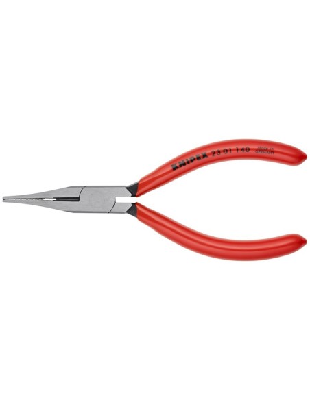 Alicate con bocas planas con filos de corte (alicate de precisión para mecánicos) recubiertos de plástico 140 mm KNIPEX 23 01 1