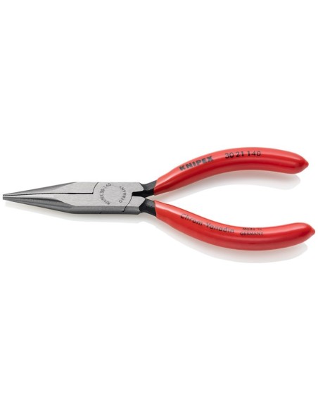 Alicate de boca larga recubiertos de plástico negro atramentado 140 mm KNIPEX 30 21 140