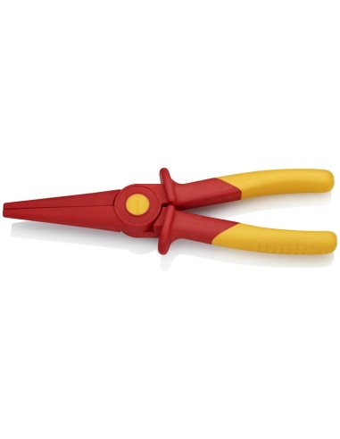 Alicate de montaje de plástico aislante con zona de plástico blando para un agarre seguro plástico 220 mm KNIPEX 98 62 02