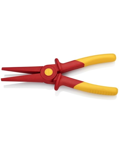 Alicate de montaje de plástico aislante con zona de plástico blando para un agarre seguro plástico 220 mm KNIPEX 98 62 02
