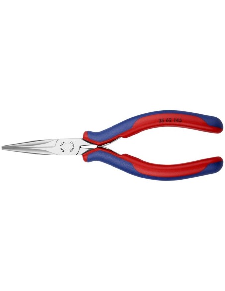 Alicate de montaje para electrónica con fundas multicomponentes 145 mm (cartulina autoservicio/blíster) KNIPEX 35 62 145 SB