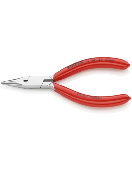 Alicate de presión para mecánica de precisión recubiertos de plástico cromado 125 mm KNIPEX 37 33 125