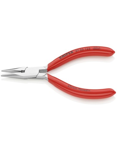 Alicate de presión para mecánica de precisión recubiertos de plástico cromado 125 mm KNIPEX 37 33 125