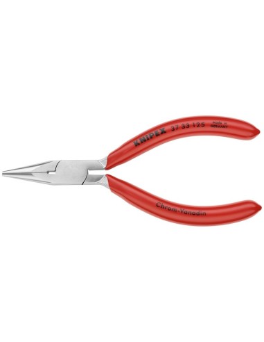 Alicate de presión para mecánica de precisión recubiertos de plástico cromado 125 mm KNIPEX 37 33 125