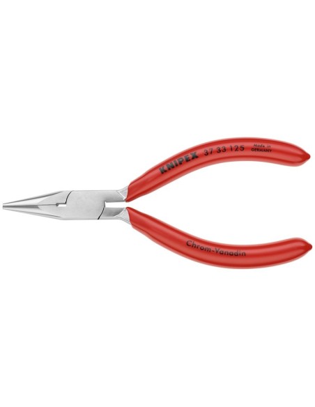 Alicate de presión para mecánica de precisión recubiertos de plástico cromado 125 mm KNIPEX 37 33 125
