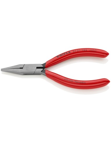 Alicate de presión para mecánica de precisión recubiertos de plástico negro atramentado 125 mm KNIPEX 37 21 125