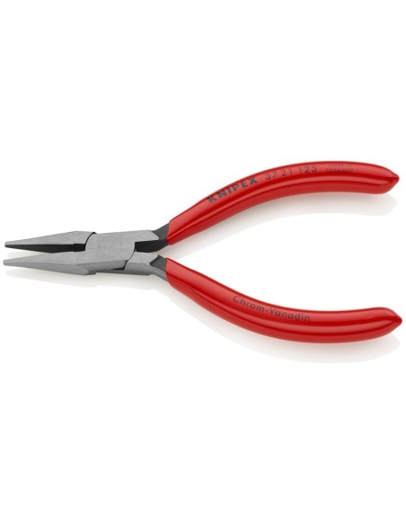 Alicate de presión para mecánica de precisión recubiertos de plástico negro atramentado 125 mm KNIPEX 37 21 125