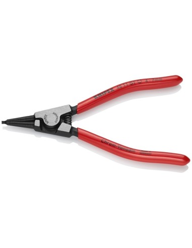 Alicate para arandelas para arandelas de sujeción en ejes recubiertos de plástico negro atramentado 140 mm KNIPEX 46 11 G1