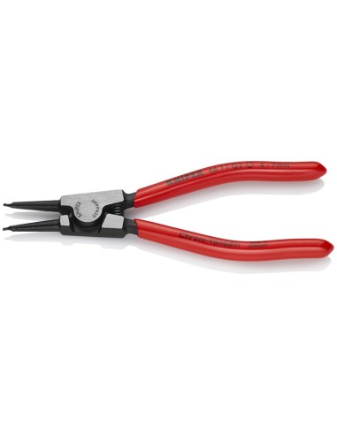 Alicate para arandelas para arandelas de sujeción en ejes recubiertos de plástico negro atramentado 140 mm KNIPEX 46 11 G1