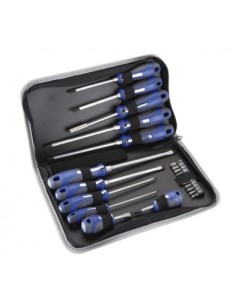 ALYCO 119060 Juego de destornilladores y puntas 22 pzas en bolsa nylon
