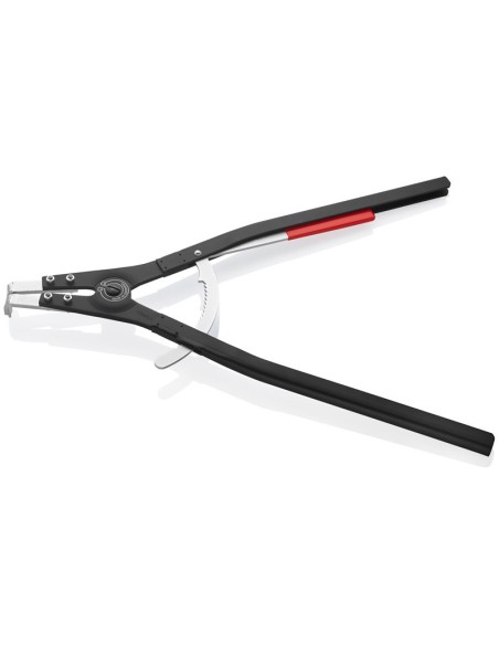 Alicate para arandelas para arandelas exteriores de ejes recubierto de pintura pulverizada, negro 570 mm KNIPEX 46 20 A51