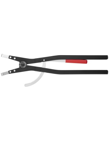 Alicate para arandelas para arandelas exteriores de ejes recubierto de pintura pulverizada, negro 570 mm KNIPEX 46 20 A51