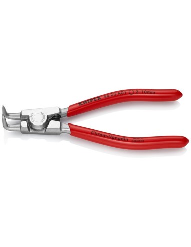 Alicate para arandelas para arandelas exteriores de ejes recubiertos de plástico cromado 125 mm KNIPEX 46 23 A01