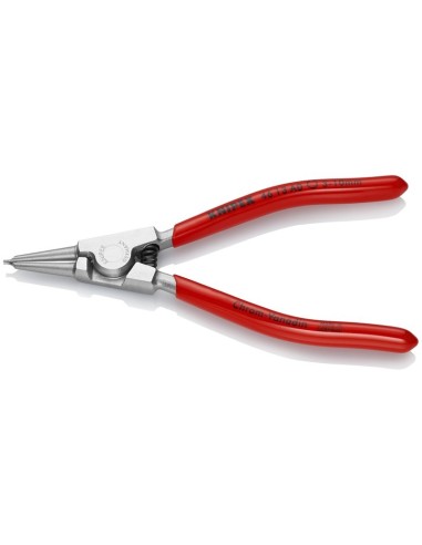 Alicate para arandelas para arandelas exteriores de ejes recubiertos de plástico cromado 140 mm KNIPEX 46 13 A0