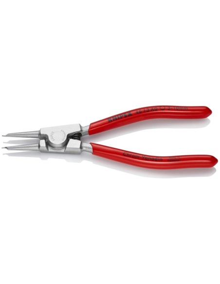 Alicate para arandelas para arandelas exteriores de ejes recubiertos de plástico cromado 140 mm KNIPEX 46 13 A0