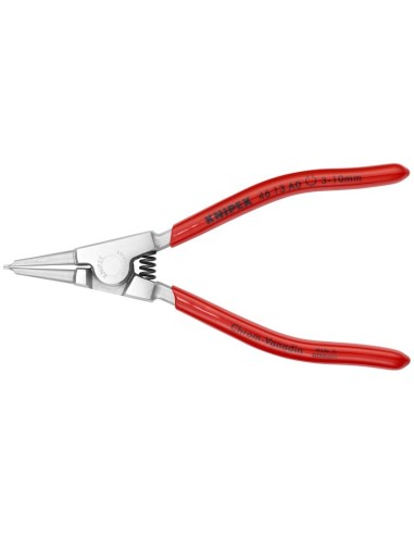 Alicate para arandelas para arandelas exteriores de ejes recubiertos de plástico cromado 140 mm KNIPEX 46 13 A0