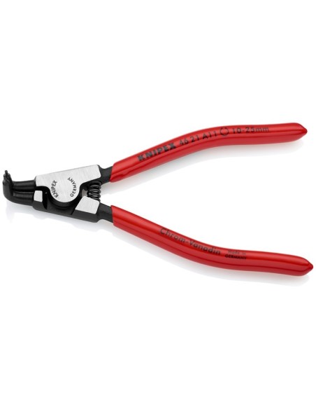 Alicate para arandelas para arandelas exteriores de ejes recubiertos de plástico negro atramentado 125 mm (cartulina autoservic