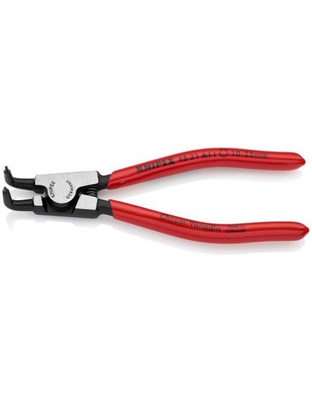 Alicate para arandelas para arandelas exteriores de ejes recubiertos de plástico negro atramentado 125 mm (cartulina autoservic