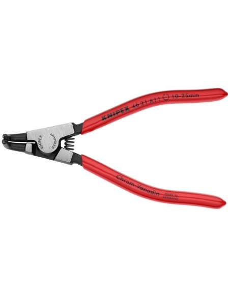 Alicate para arandelas para arandelas exteriores de ejes recubiertos de plástico negro atramentado 125 mm (cartulina autoservic