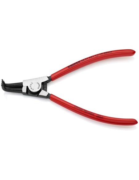 Alicate para arandelas para arandelas exteriores de ejes recubiertos de plástico negro atramentado 170 mm (cartulina autoservic