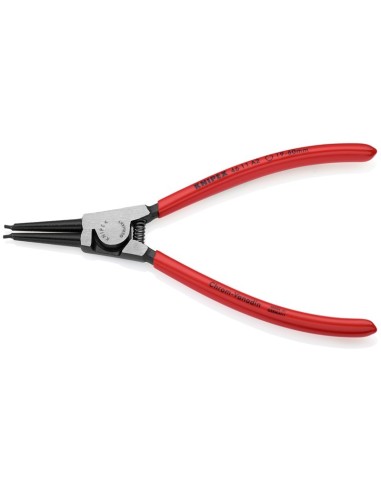 Alicate para arandelas para arandelas exteriores de ejes recubiertos de plástico negro atramentado 180 mm (cartulina autoservic