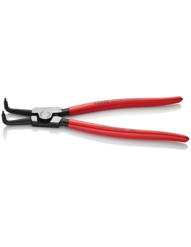 Alicate para arandelas para arandelas exteriores de ejes recubiertos de plástico negro atramentado 300 mm KNIPEX 46 21 A41