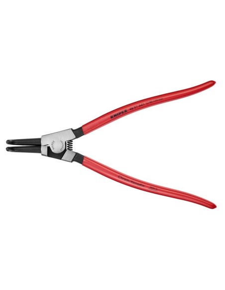 Alicate para arandelas para arandelas exteriores de ejes recubiertos de plástico negro atramentado 320 mm KNIPEX 46 11 A4