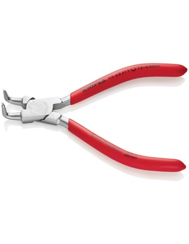 Alicate para arandelas para arandelas interiores en taladros recubiertos de plástico cromado 130 mm KNIPEX 44 23 J11